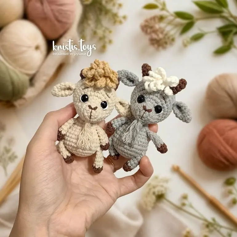Маленький козлик амигуруми Маленький козлик амигуруми